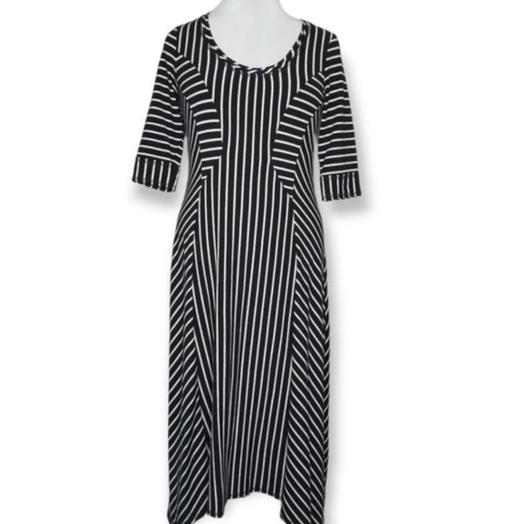 Anthropologie Saturday Sunday Stripe Midi Dress - Picture 4 of 6